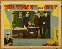 w034 VOICE OF THE CITY movie lobby card '29 early crime melodrama!