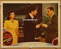 w046 WHEN LADIES MEET #2 movie lobby card '41 Joan Crawford in yellow