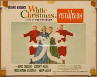w054 WHITE CHRISTMAS #4 movie lobby card '54 portrait of all 4 stars!