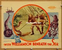 w075 WITH WILLIAMSON BENEATH THE SEA #3 movie lobby card '32 all art!