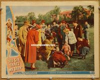 w084 YES SIR THAT'S MY BABY movie lobby card #5 '49 college football!