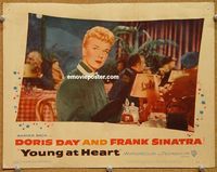 w086 YOUNG AT HEART movie lobby card '55 Doris Day portrait!