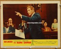 w088 YOUNG SAVAGES movie lobby card #7 '61 Burt Lancaster close up!