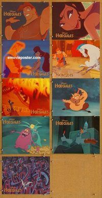 a201 HERCULES 9 movie lobby cards '97 Walt Disney cartoon!