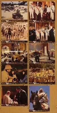 a210 LION OF THE DESERT 10 color movie 11x14 stills '80 Anthony Quinn