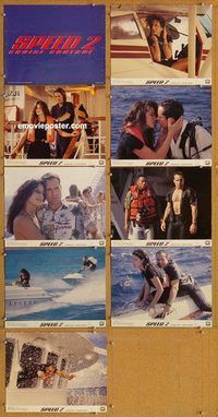 a206 SPEED 2 9 movie lobby cards '97 Sandra Bullock, Jason Patric