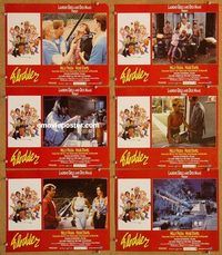 a665 FLODDER 6 English movie lobby cards '86 wild Dutch teen comedy!