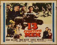 a836 13 FIGHTING MEN title movie lobby card '60 Grant Williams, Dexter