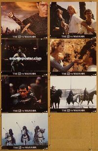 a720 13TH WARRIOR 7 movie lobby cards '99 Antonio Banderas, Kulich