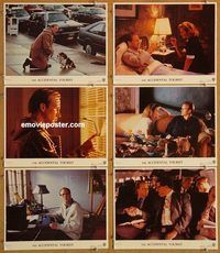 a646 ACCIDENTAL TOURIST 6 movie lobby cards '88 William Hurt, Turner