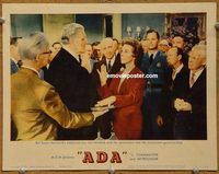 a848 ADA movie lobby card #5 '61 Susan Hawyard is sworn in!