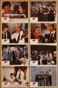 a007 AIRPLANE 2 8 movie lobby cards '82 Robert Hays, Lloyd Bridges
