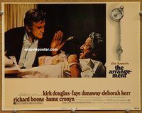 a854 ARRANGEMENT movie lobby card #1 '69 Kirk Douglas, Richard Boone