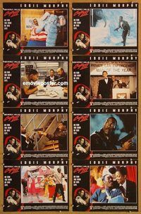 a022 BEVERLY HILLS COP 3 8 English movie lobby cards '94 Eddie Murphy