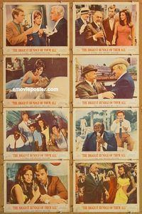 a028 BIGGEST BUNDLE OF THEM ALL 8 movie lobby cards '68 Raquel Welch