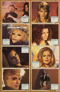 a034 BLUEBEARD 8 movie lobby cards '72 Richard Burton, Raquel Welch