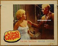 a879 CABINET OF CALIGARI movie lobby card #2 '62 Glynis Johns