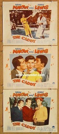 a451 CADDY 3 movie lobby cards '53 Martin & Lewis golfing!