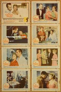 a047 CERTAIN SMILE 8 movie lobby cards '58 Rossano Brazzi, Joan Fontaine