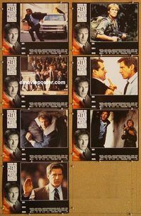 a742 CLEAR & PRESENT DANGER 7 English movie lobby cards '94 Ford