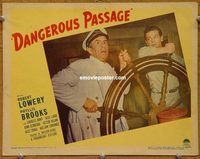 a898 DANGEROUS PASSAGE movie lobby card #2 '44 Robert Lowery, LaRue