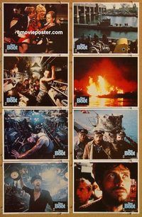 a059 DAS BOOT 8 movie lobby cards '82 German World War II classic!