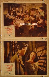 a268 DAUGHTER OF DARKNESS 2 movie lobby cards '48 Siobhan McKenna
