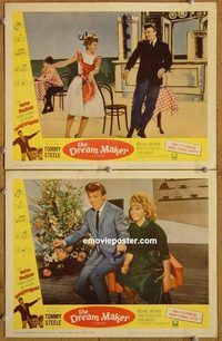 a276 DREAM MAKER 2 movie lobby cards '64 Tommy Steele, English musical