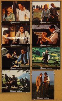 a070 ENGLISHMAN 8 movie lobby cards '95 Hugh Grant, Tara Fitzgerald