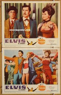 a291 FRANKIE & JOHNNY 2 movie lobby cards '66 Elvis Presley