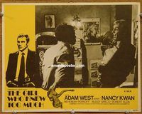 a909 GIRL WHO KNEW TOO MUCH movie lobby card #1 '69 Adam West