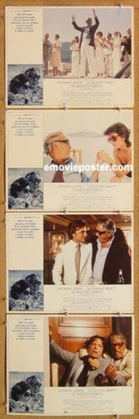a582 GREEK TYCOON 4 Spanish/US movie lobby cards '78 Jacqueline Bisset