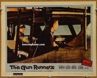 a916 GUN RUNNERS movie lobby card #4 '58 Audie Murphy, Eddie Albert