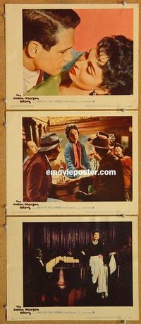 a483 HELEN MORGAN STORY 3 movie lobby cards '57 Ann Blyth, Paul Newman