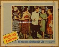 a931 HOLIDAY FOR LOVERS movie lobby card #6 '59 Clifton Webb, Wyman