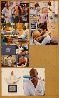 a761 HOLY MAN 7 movie lobby cards '98 Eddie Murphy, Jeff Goldblum