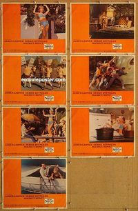 a763 HOW SWEET IT IS 7 movie lobby cards '68 Garner, Debbie Reynolds