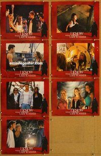 a766 I KNOW WHAT YOU DID LAST SUMMER 7 movie lobby cards '97 Hewitt