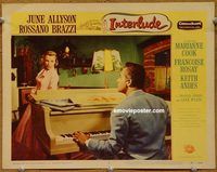 a941 INTERLUDE movie lobby card #3 '57 June Allyson, Brazzi