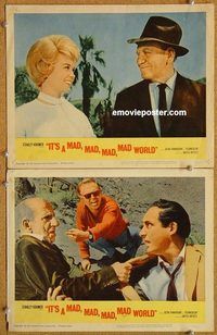 a327 IT'S A MAD, MAD, MAD, MAD WORLD 2 movie lobby cards '64 Durante