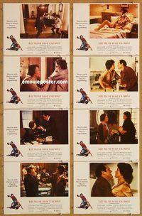 a108 JUST TELL ME WHAT YOU WANT 8 movie lobby cards '80 Ali MacGraw