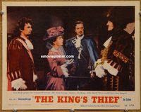 a954 KING'S THIEF movie lobby card #2 '55 Ann Blyth, Edmund Purdom