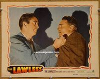 a958 LAWLESS movie lobby card #8 '50 tough Macdonald Carey!