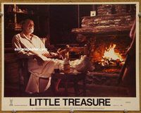 a959 LITTLE TREASURE movie lobby card #1 '85 Burt Lancaster