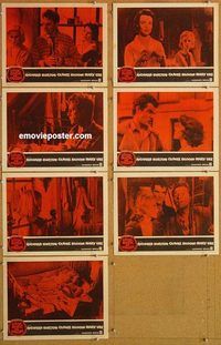 a776 LOOK BACK IN ANGER 7 movie lobby cards '59 Richard Burton, Bloom