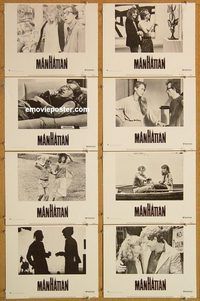 a121 MANHATTAN 8 movie lobby cards '79 Woody Allen, Hemingway