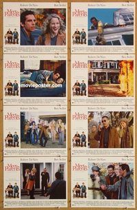 a122 MEET THE PARENTS 8 movie lobby cards '00 Robert De Niro, Stiller