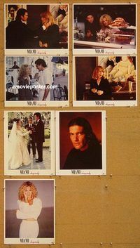 a783 MIAMI RHAPSODY 7 movie lobby cards '95 Sarah Jessica Parker