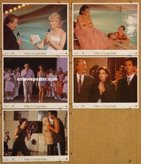 a629 MISS CONGENIALITY 5 movie lobby cards '00 Sandra Bullock, Caine