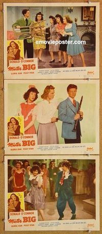 a509 MR BIG 3 movie lobby cards R49 Donald O'Connor, Gloria Jean